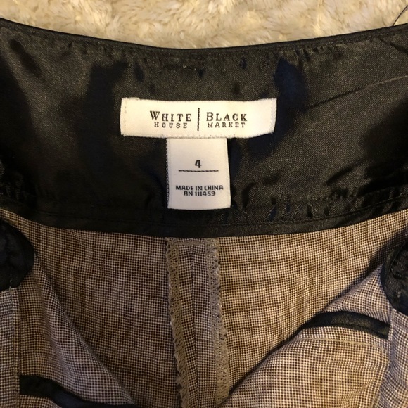 WHBM Brown Cream Tan Sand Pants - Picture 9 of 9